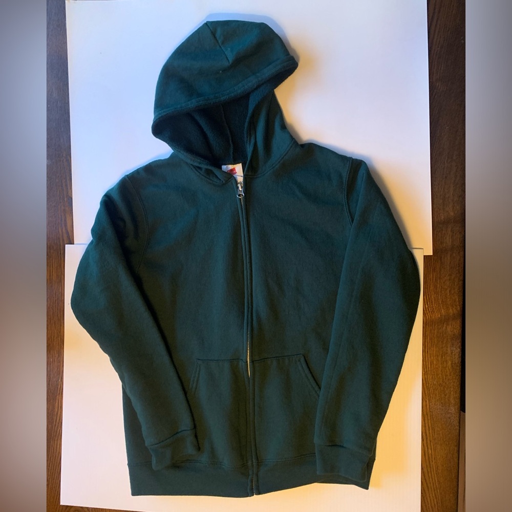 Black zip up hoodie